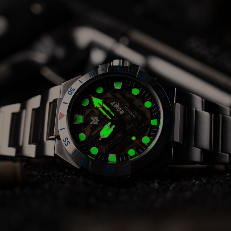 Himars Skeleton Automatic Black / Stainless Steel Stainless Steel | Black Dial