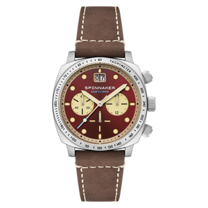 Hull Chronograph Red / Leather | Red Dial