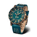 VOSTOK-EUROPE SSN-571 AUTOMATIC NH35A/571O609 Teal / Green Leather | Teal Dial