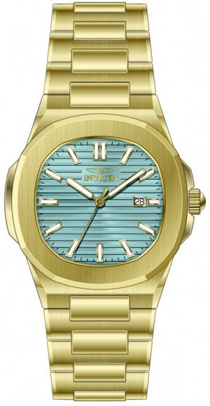 Speedway Chronograph Light Blue Dial / Gold-Tone Stainless Steel Bracelet Light Blue Dial