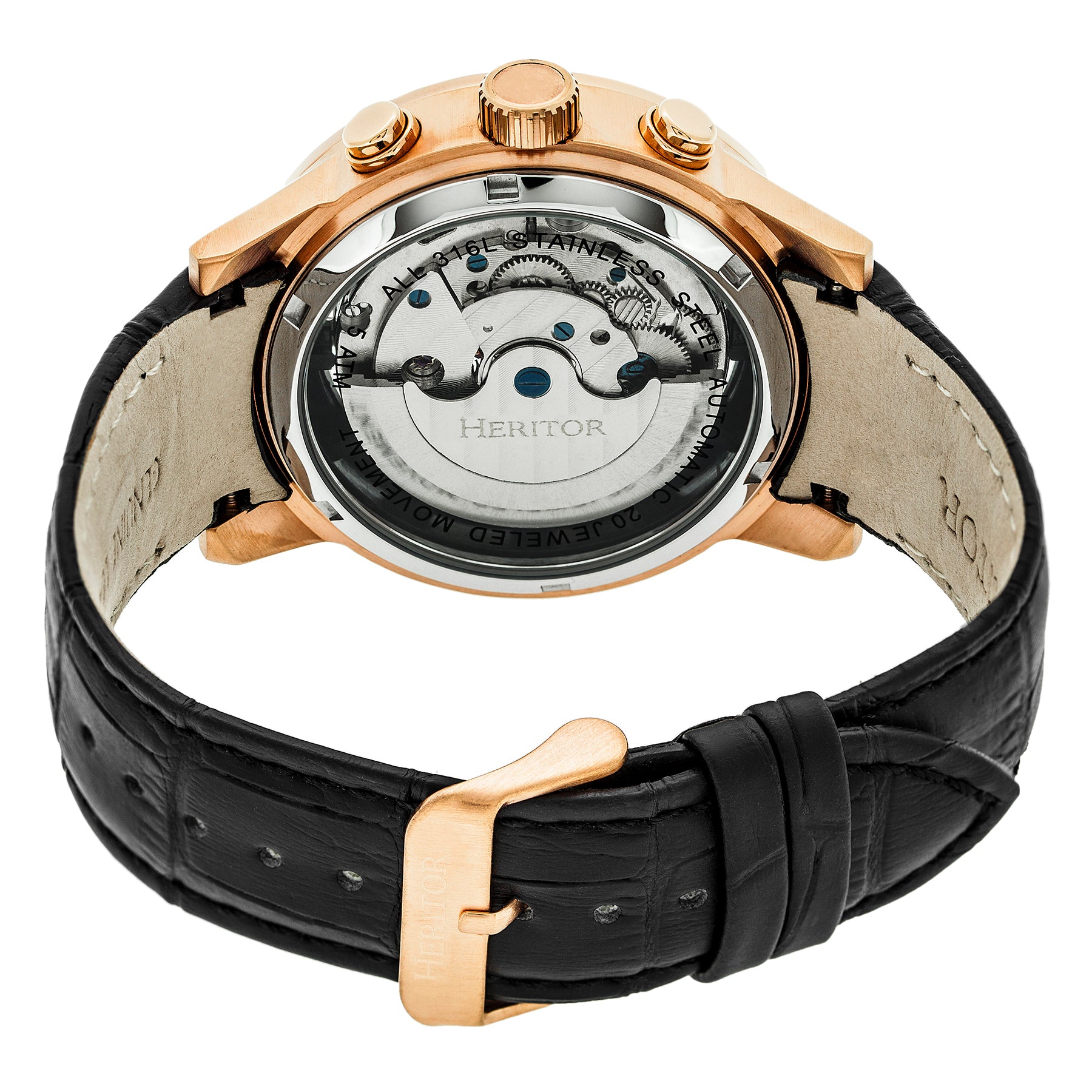 Hannibal Rose Gold/Silver | Silver Dial