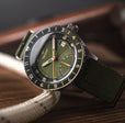 Fano Retrograde Green / Nylon Strap | Green Dial