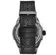 Dual Time Automatic Navigator 46mm Skeleton Black/Leather | Black Dial