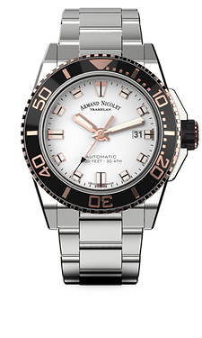 JS9-41  Silver / White Dial
