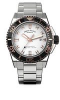 JS9-41  Silver / White Dial