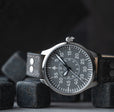 Aachen Grau 39 Automatic / Leather Strap | Gray Dial
