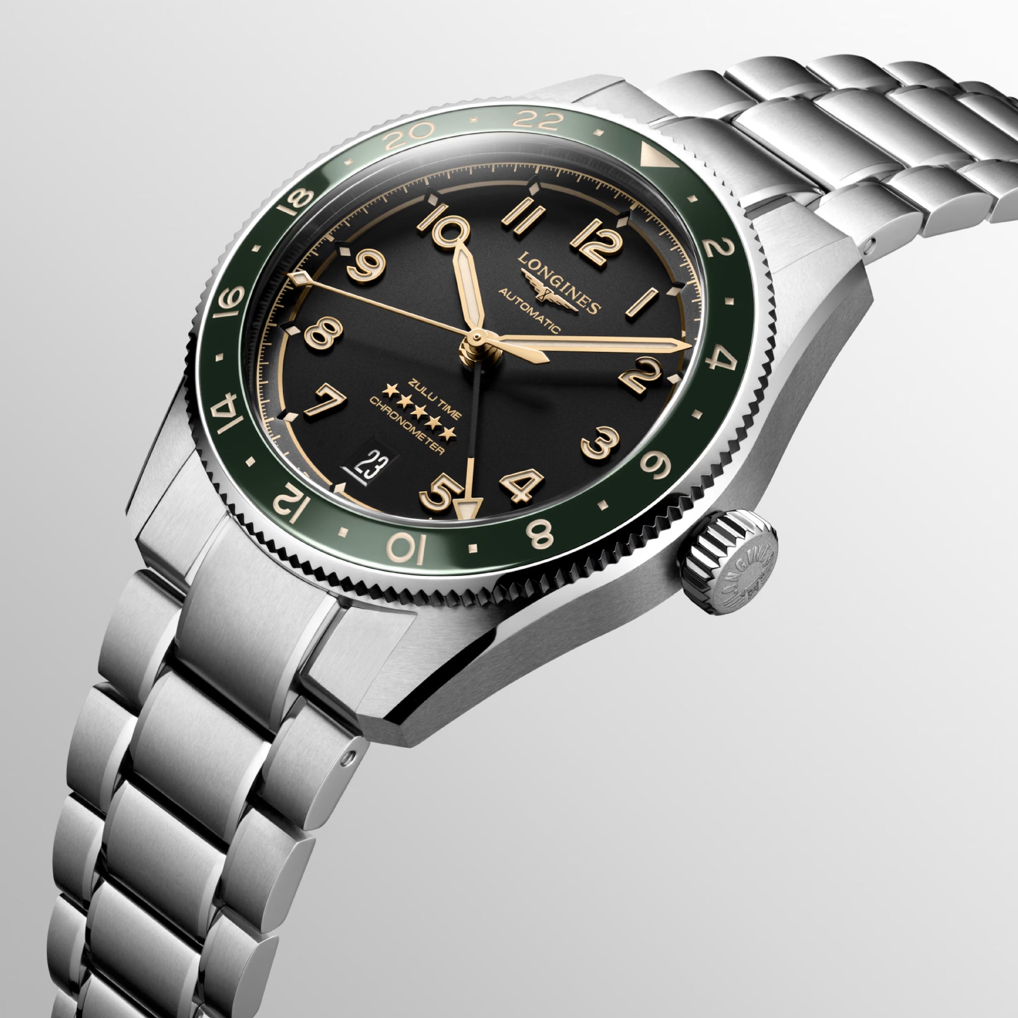 SPIRIT ZULU TIME Black / Stainless Steel | Black Dial