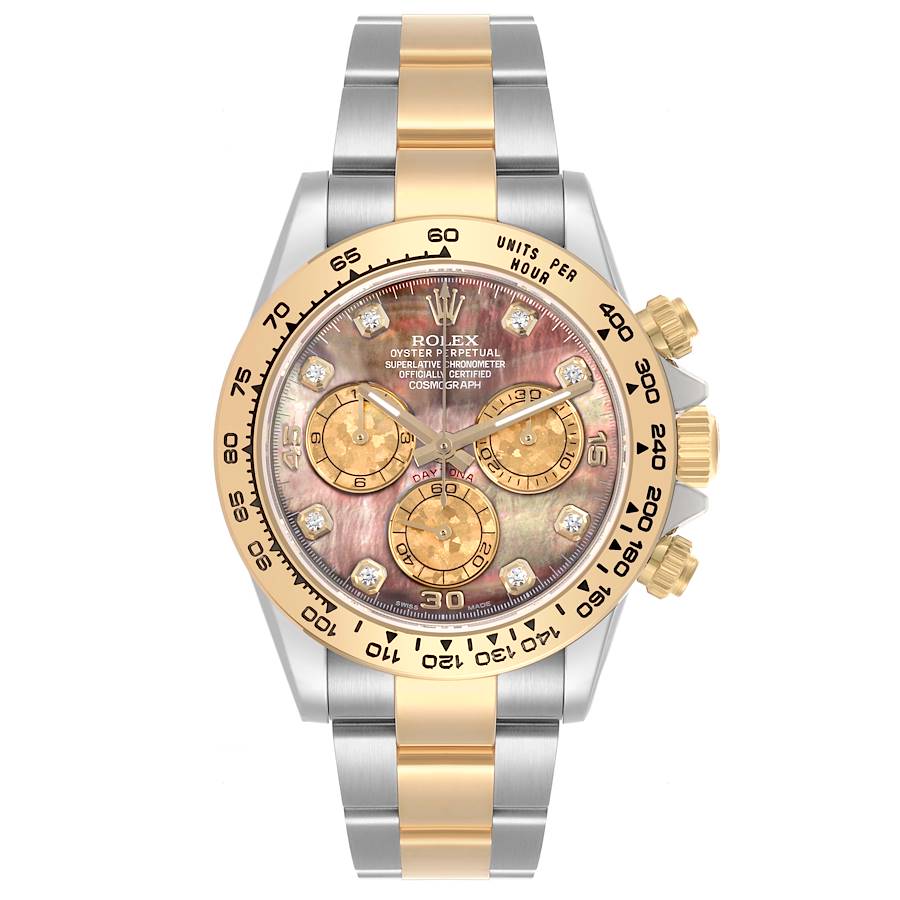GMT-Master II Steel Yellow Gold Tahitian Mother Of Pearl Diamond -  Pre-Owned | Mother of Peal Dial – Watch Gang