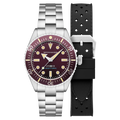 Spence 300 Automatic Red/Stainless Steel | Red Dial