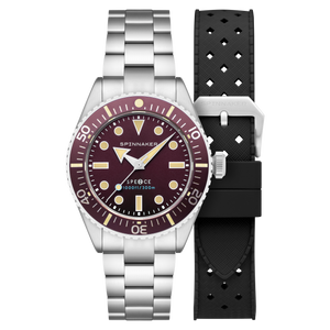 Spence 300 Automatic Red/Stainless Steel | Red Dial