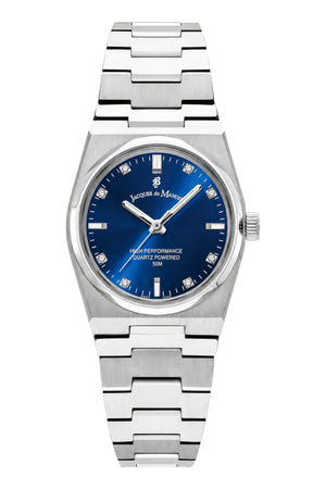 Horizon Ladies Blue Dial / Silver Stainless Steel Bracelet Blue Dial