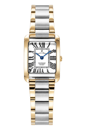 Emily White Dial / Stianless Steel / Gold Tone Stainless Steel Bracelet White Dial