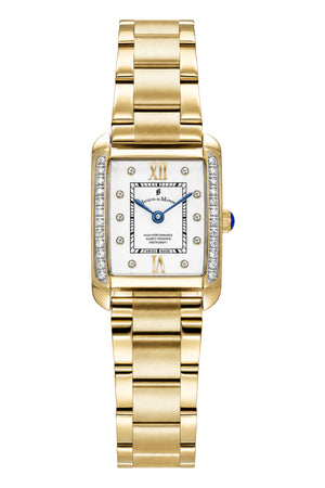Emily White Dial / Gold Stainless Steel Bracelet White Dial