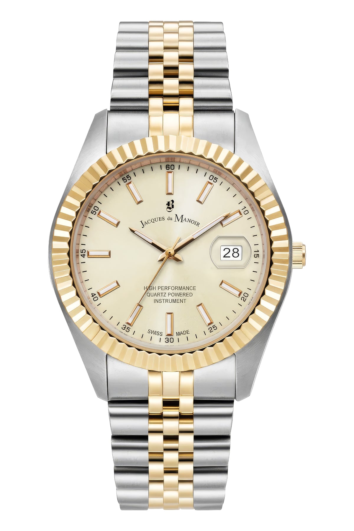 Inspiration Business Gold Dial / Stianless Steel / Gold Tone Stainless Steel Bracelet Champagne Dial