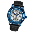Legacy Automatic Blue/Black Skeleton Watch