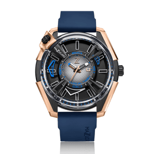 LAX Rose Gold | Blue Dial
