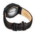 Legacy Black/Black & Orange Leather | Black & Orange Dial