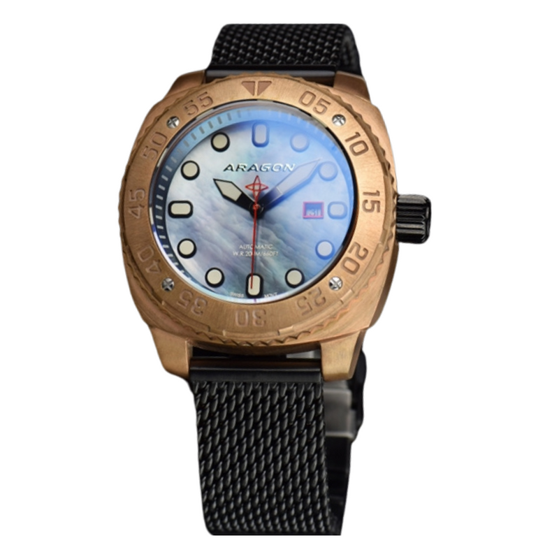 Parma 2 Bronze MOP Swiss ETA 2824 45mm - MOP