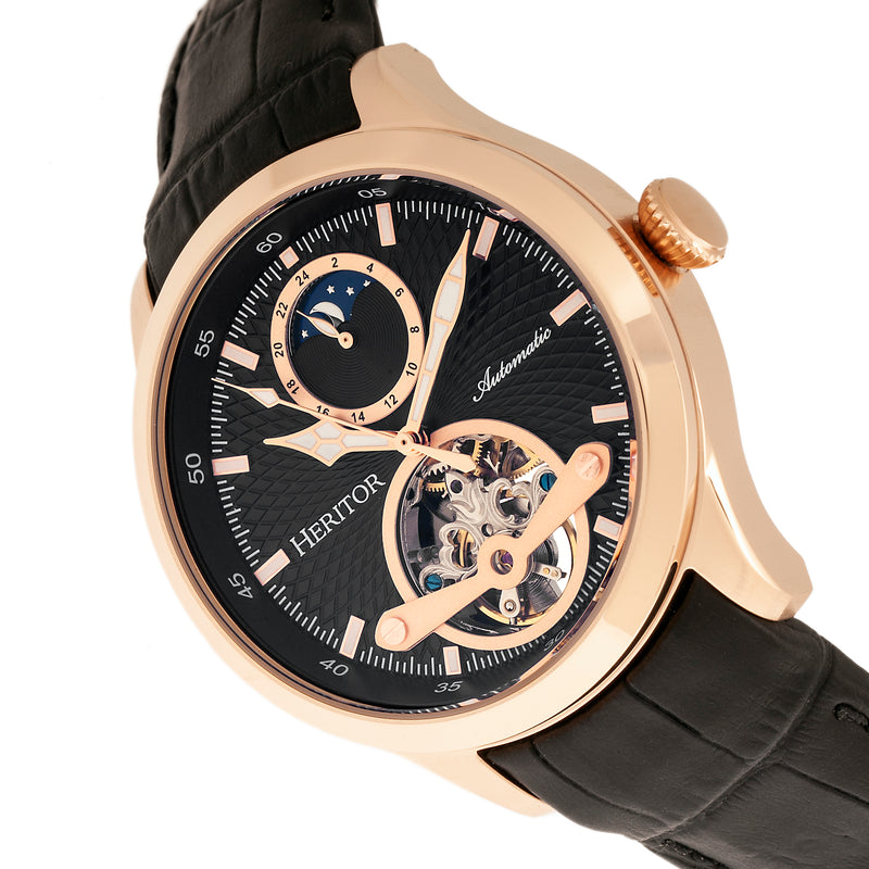 Gregory Rose Gold/Black | Black Dial