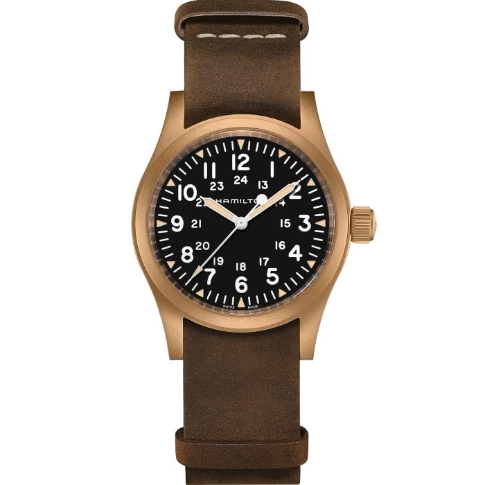 Khaki Field Mechanical 38mm Bronze Bronze | Black Dial