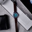 Tropea Automatic Blue / Brown Leather | Blue Dial