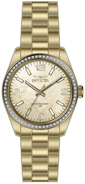 Specialty Lady Gold-Tone Mother-Of-Pearl Dial / Gold-Tone Stainless Steel Bracelet Gold-tone Dial