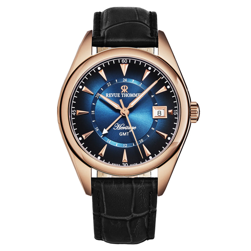 Heritage 21010.2465 / Blue | Blue Dial