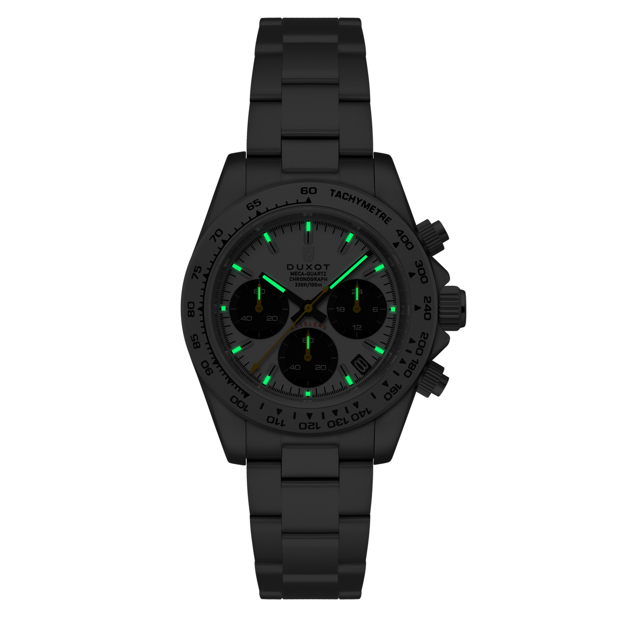 Accelero Chronograph White / Stainless Steel | White Dial