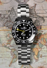 Seiko NH34 Titanium Automatic GMT 1250M Deep Marine Explorer II