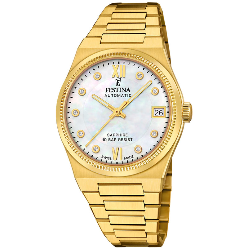 Rive Beige / Stainless Steel Beige Dial
