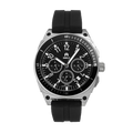 Sonar with Date Black/Silver | Black Dial