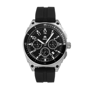 Sonar with Date Black/Silver | Black Dial