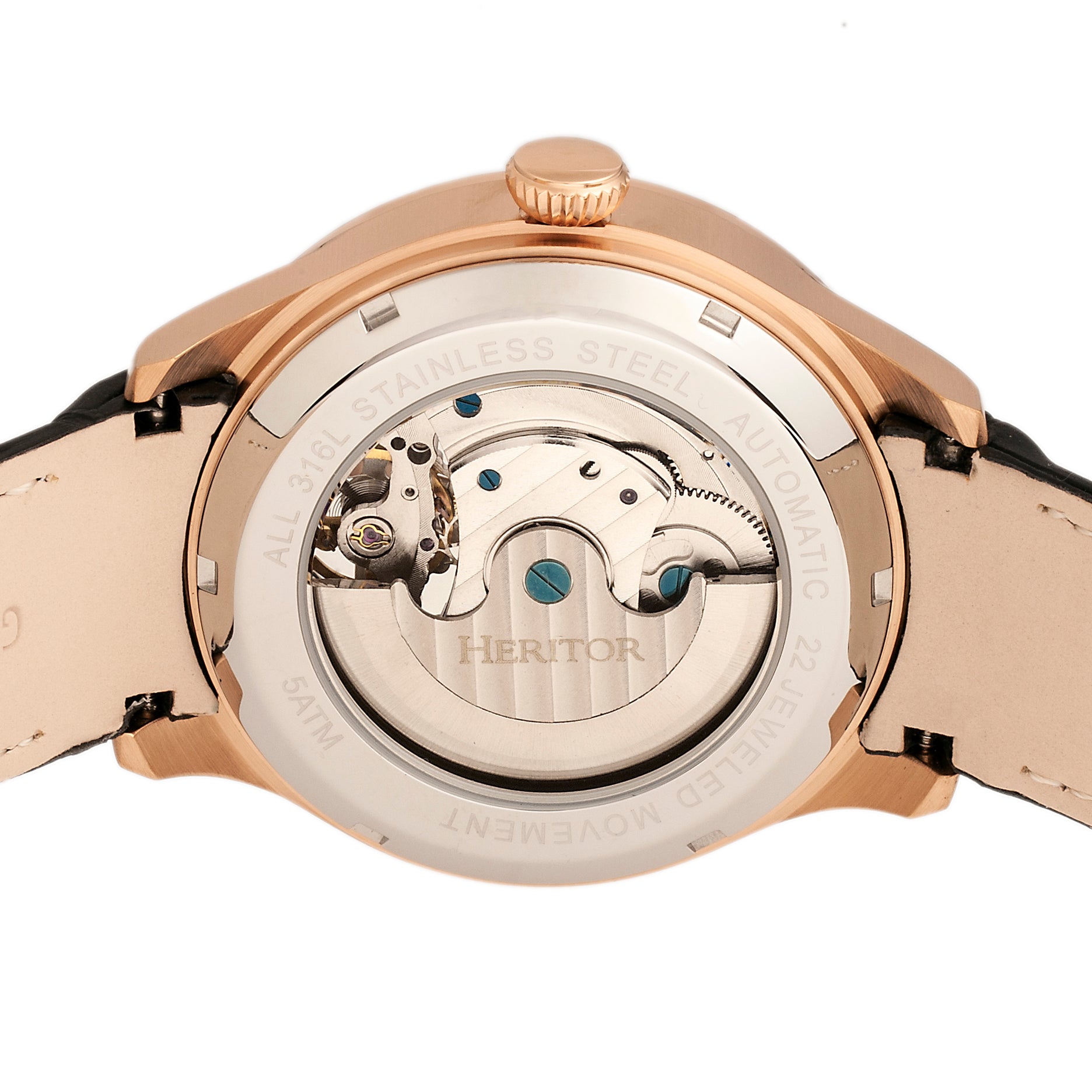 Gregory Rose Gold/Black | Black Dial