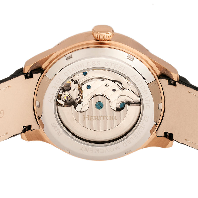 Gregory Rose Gold/Black | Black Dial