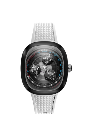 Tri-star Orbit Automatic Limited Edition Black / Rubber Strap Black Dial