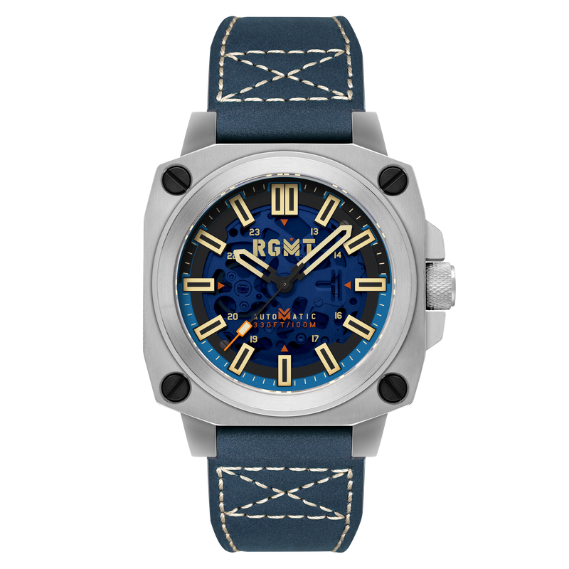 Altimeter Skeleton Automatic Blue / Stainless Steel | Blue Dial