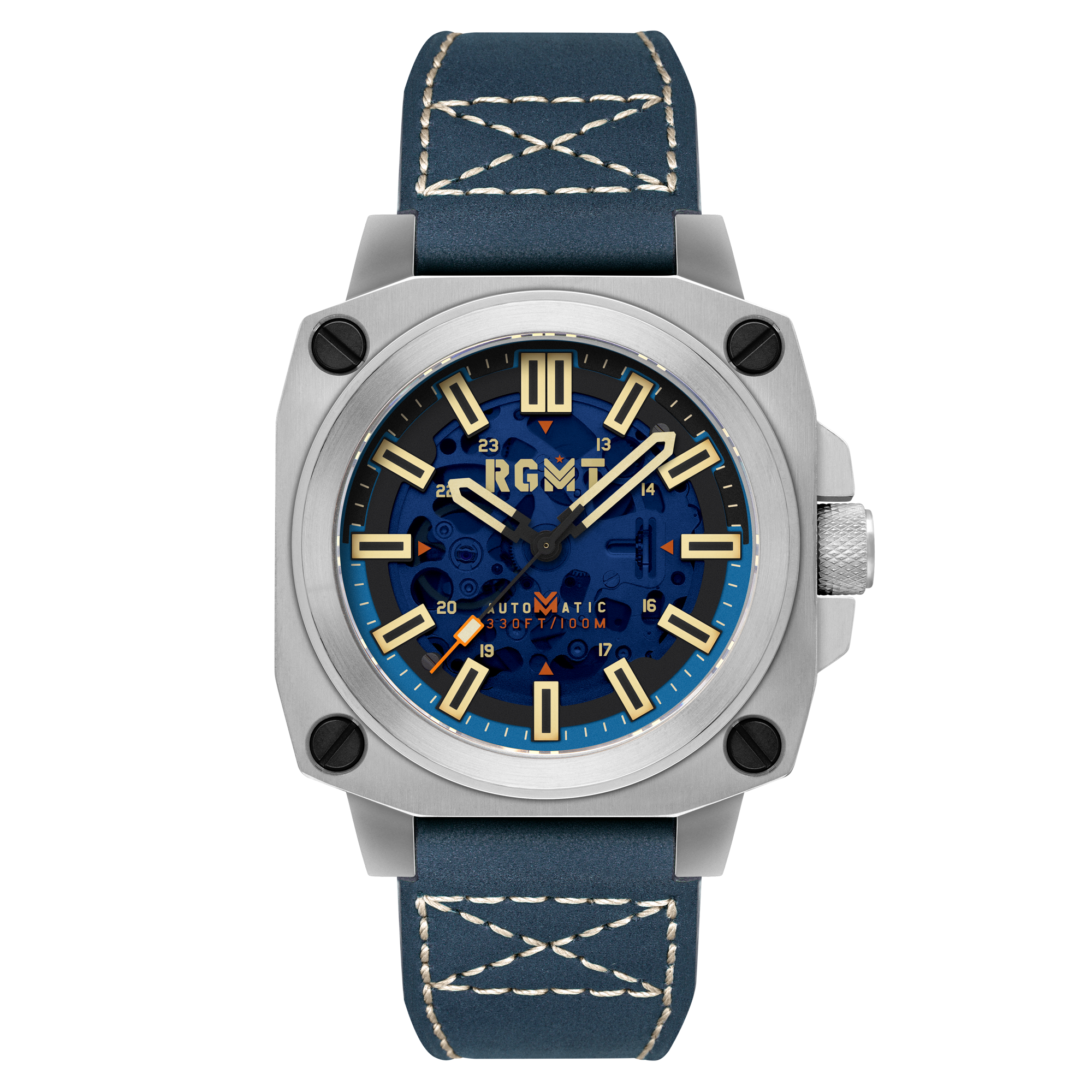 Altimeter Skeleton Automatic Blue / Stainless Steel | Blue Dial