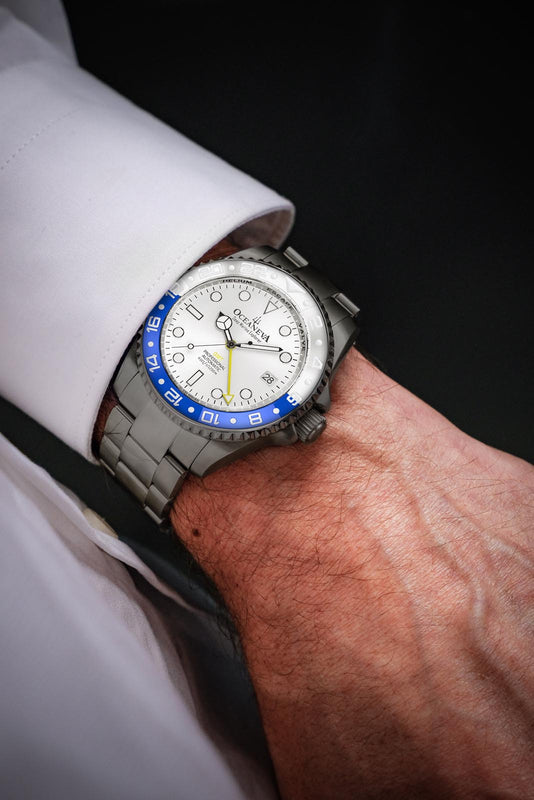 Deep Marine Explorer II White/Blue Bezel | White Dial