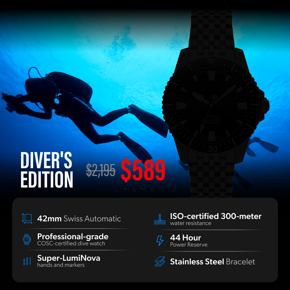 June 2026 Centum Mystery COSC Dive Watch