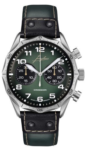 Pilot Chronoscope Dark Green Dial / Dark Green and Black Leather Strap Dark Green Dial