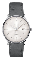Meister Automatic Cream Dial / Dark Gray Ostrich Leather Strap
