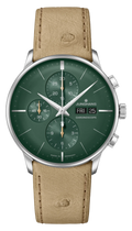 Meister Chronoscope Green Dial / Beige Ostrich Leather Strap Green Dial