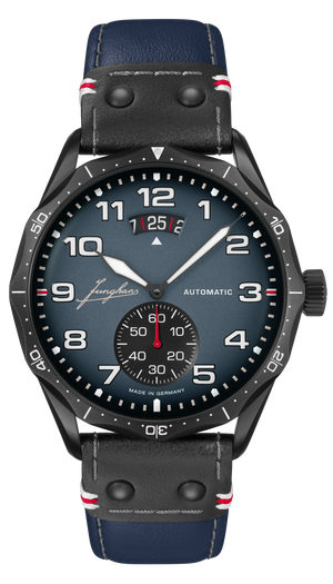 Pilot Automatic Navy Blue Navy Blue Dial / Blue and Black Riveted Leather Strap Navy Blue Dial