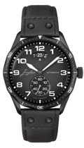 Pilot Automatic Dark Gray Dial / Black Riveted Leather Strap Dark Gray Dial