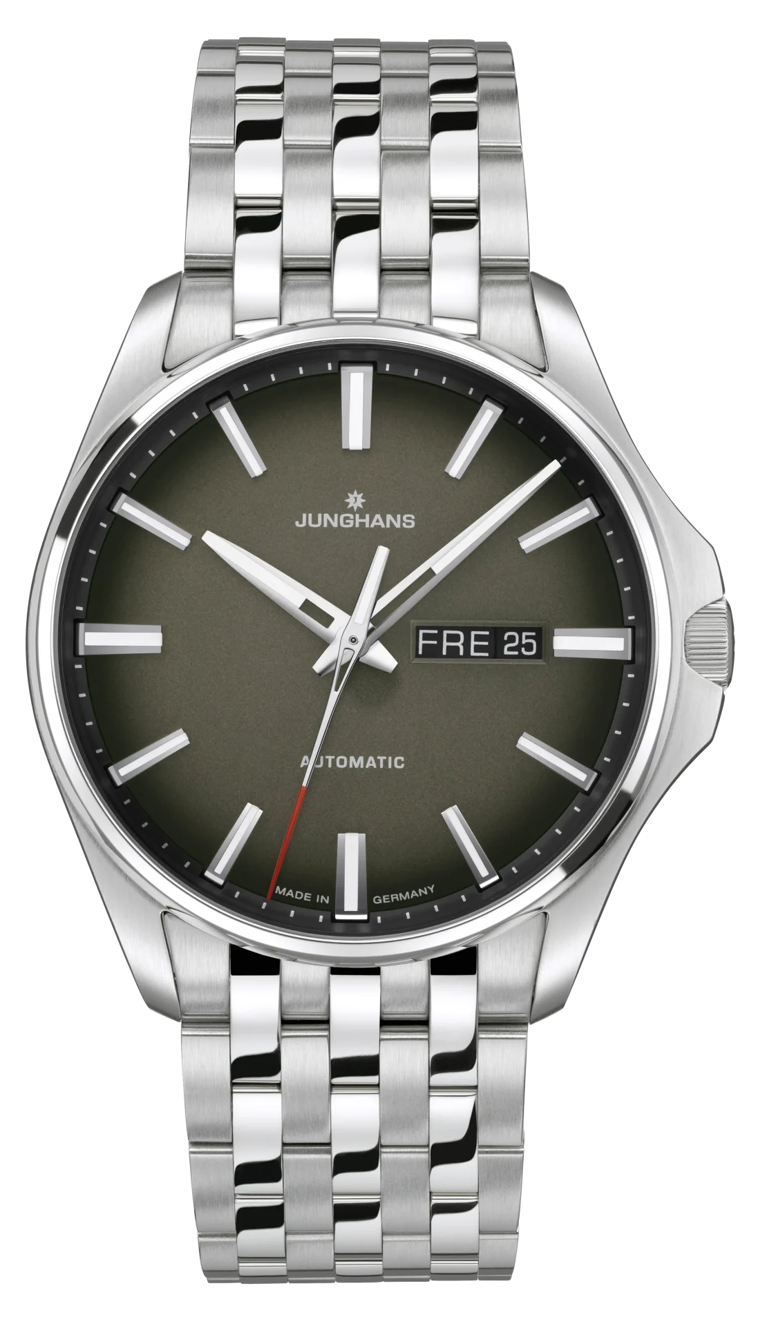 Meister S Automatic Olive Green Dial / Stainless Steel Bracelet Green Dial