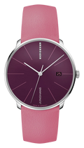 Meister Fein Automatic Blackberry Dial / Pink Leather Strap Blackberry Dial