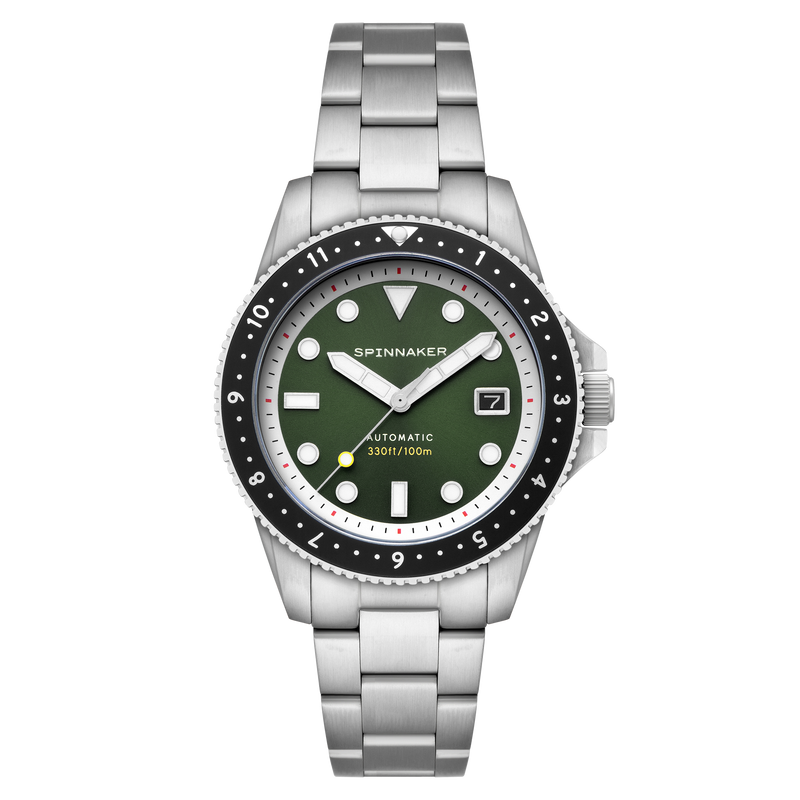 Croft Pioneer Automatic Green/Stainless Steel | Green Dial