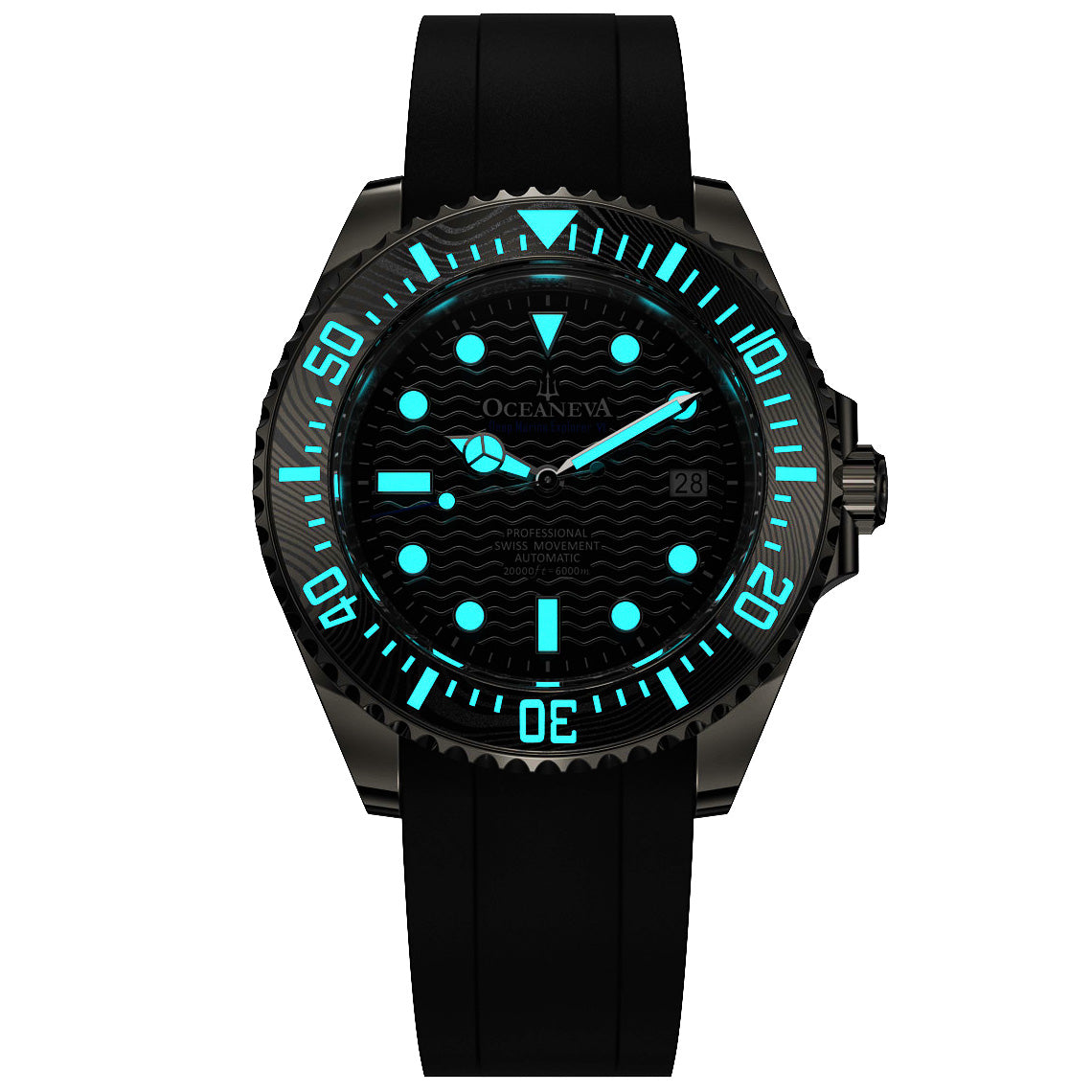 Deep Marine Explorer VI 6000m Grade 5 Titanium 6000m/BlackDial | Black Dial