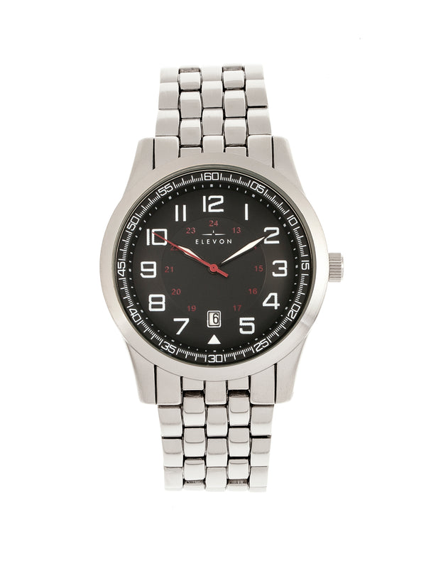 Garrison w/Date Silver/Black | Black Dial