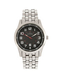 Garrison w/Date Silver/Black | Black Dial
